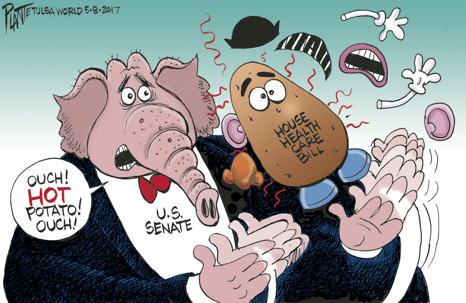 Bruce Plante Cartoon: U.S. Senate and the health-care bill